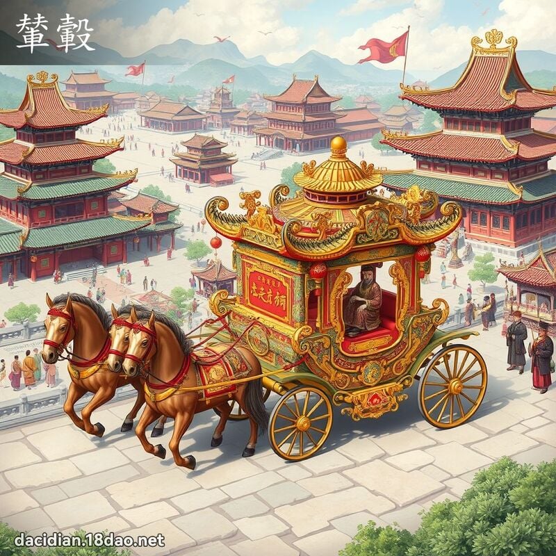 輦轂 - 国语大辞典配图