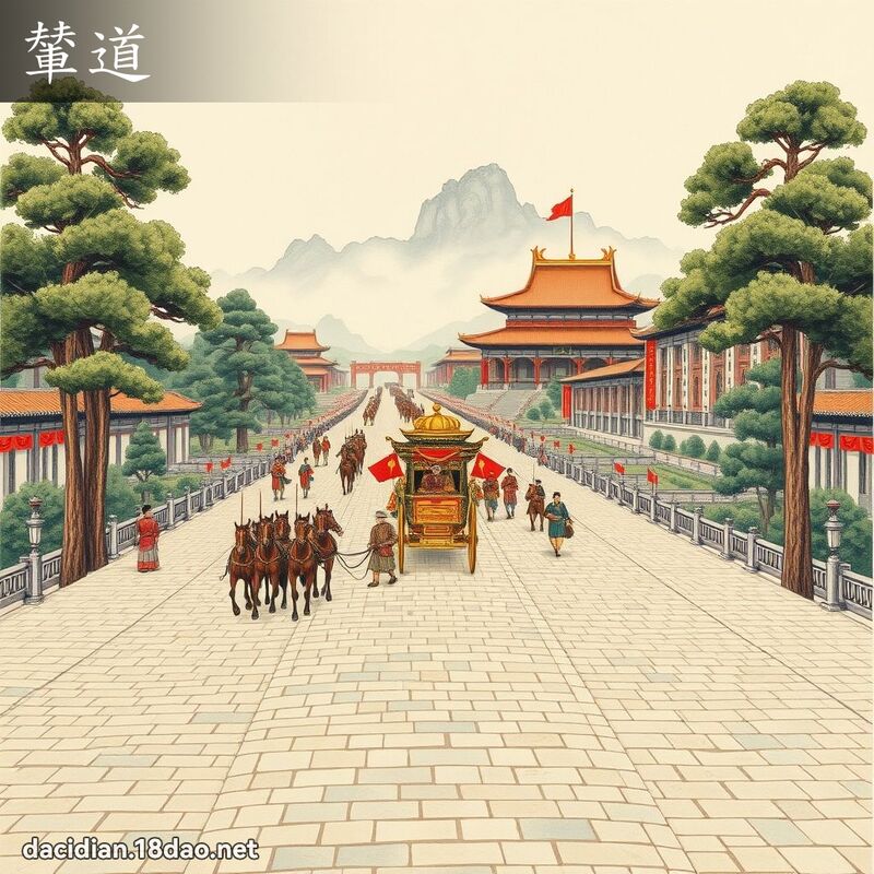 輦道 - 國語大辭典配圖