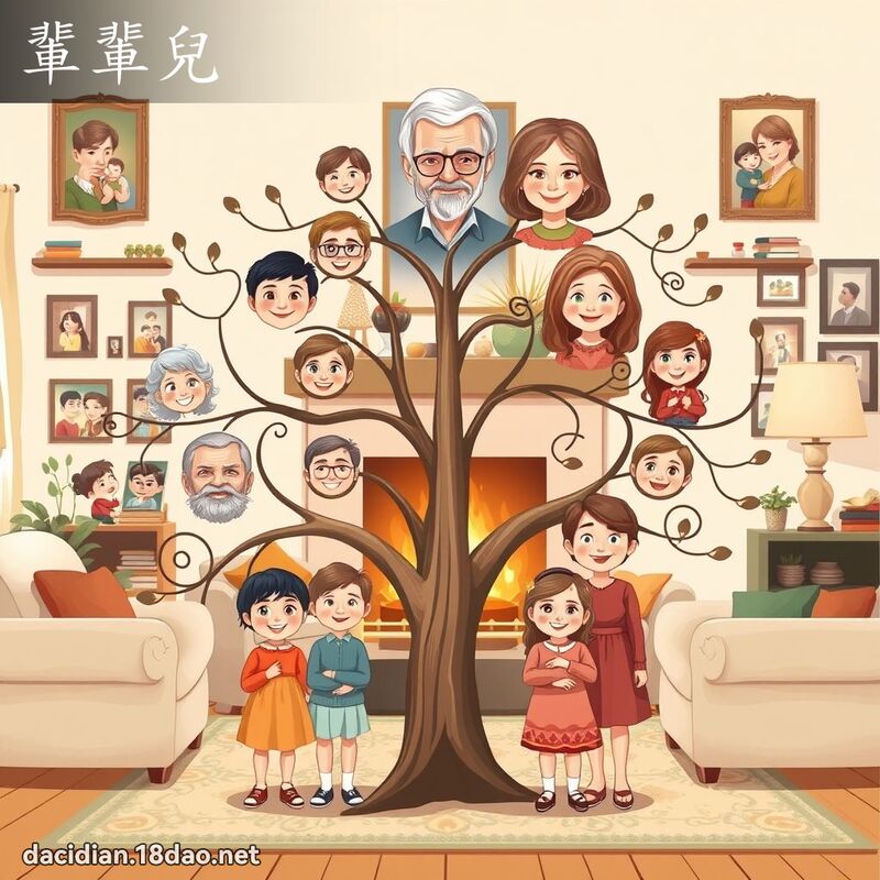 辈辈儿 - 国语大辞典配图