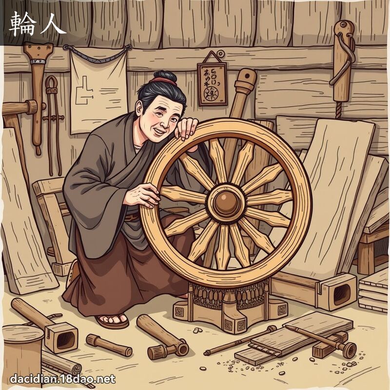 輪人 - 國語大辭典配圖