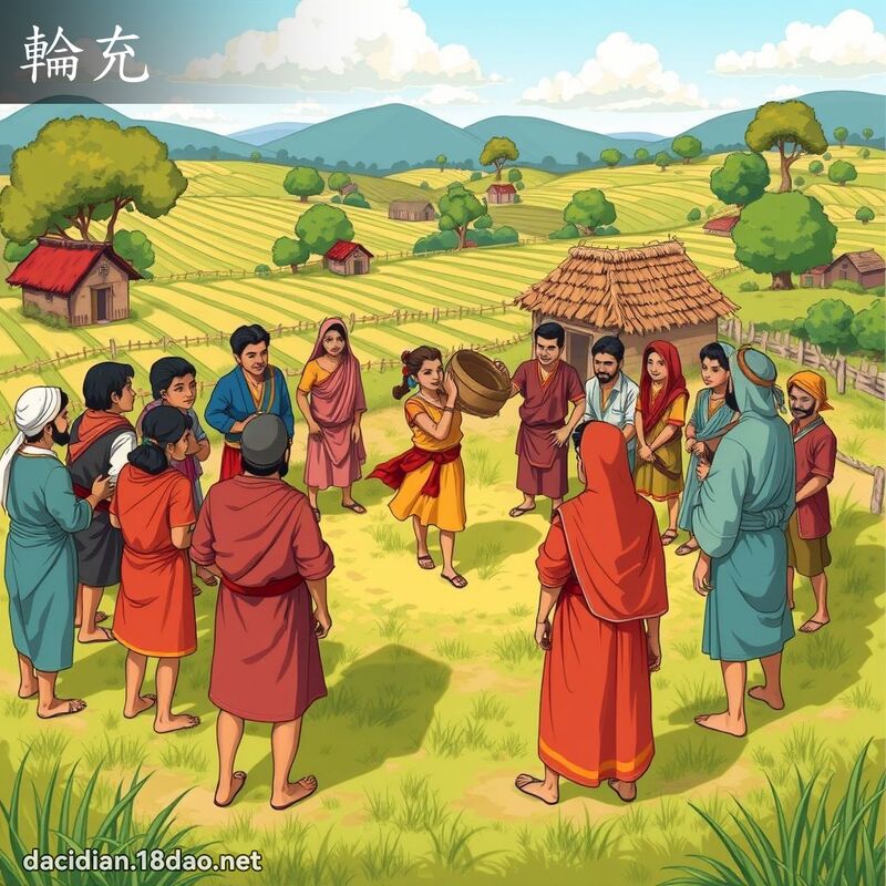 輪充 - 國語大辭典配圖