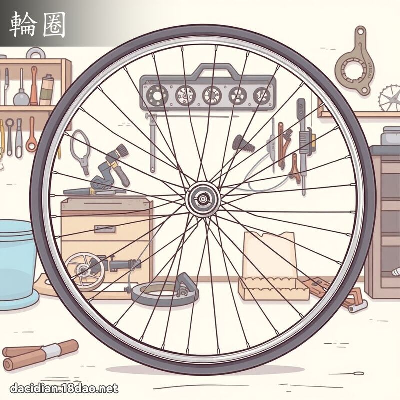 輪圈 - 國語大辭典配圖