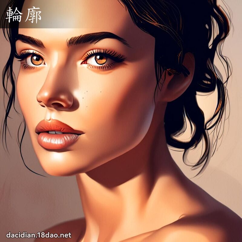 輪廓 - 國語大辭典配圖