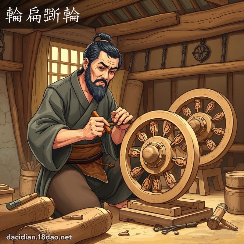 輪扁斲輪 - 國語大辭典配圖