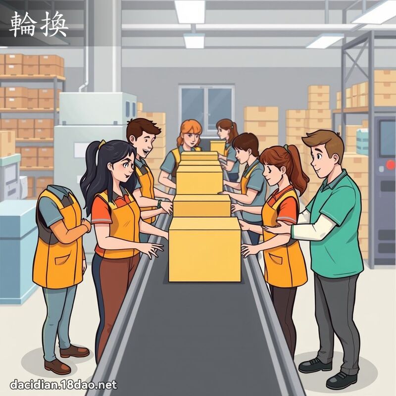 輪換 - 國語大辭典配圖