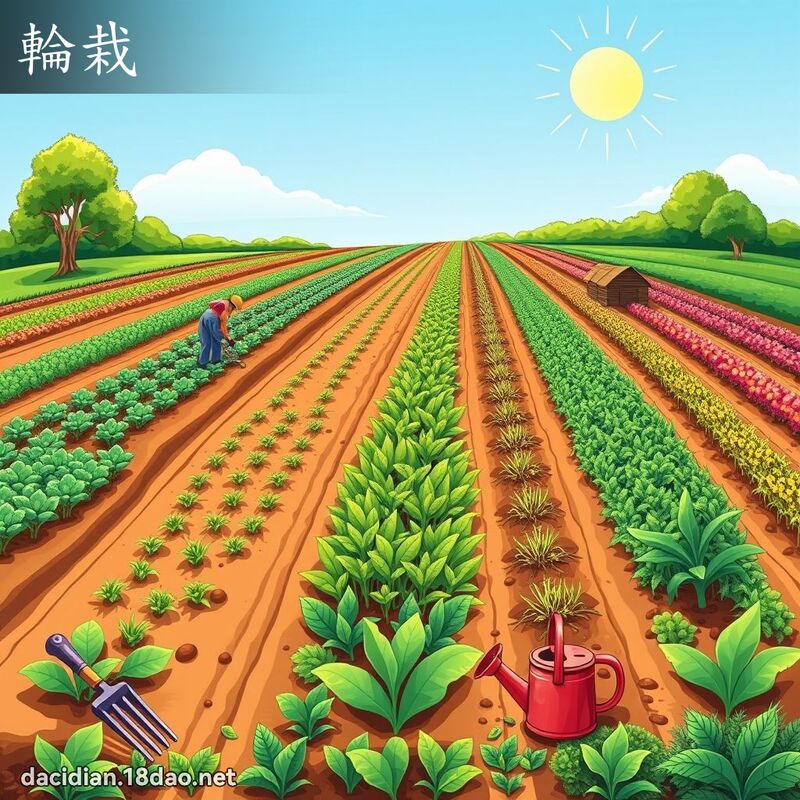 輪栽 - 國語大辭典配圖