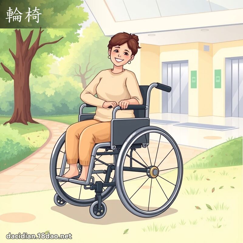 輪椅 - 國語大辭典配圖