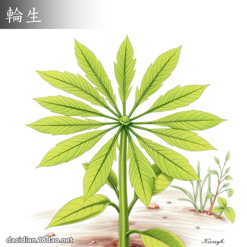 輪生 - 國語大辭典配圖