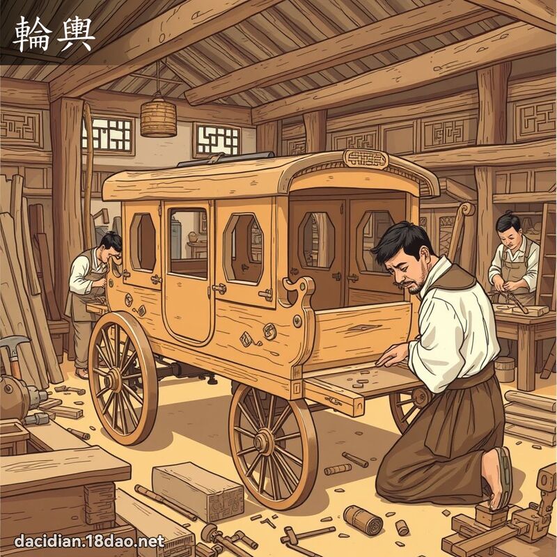 輪輿 - 國語大辭典配圖