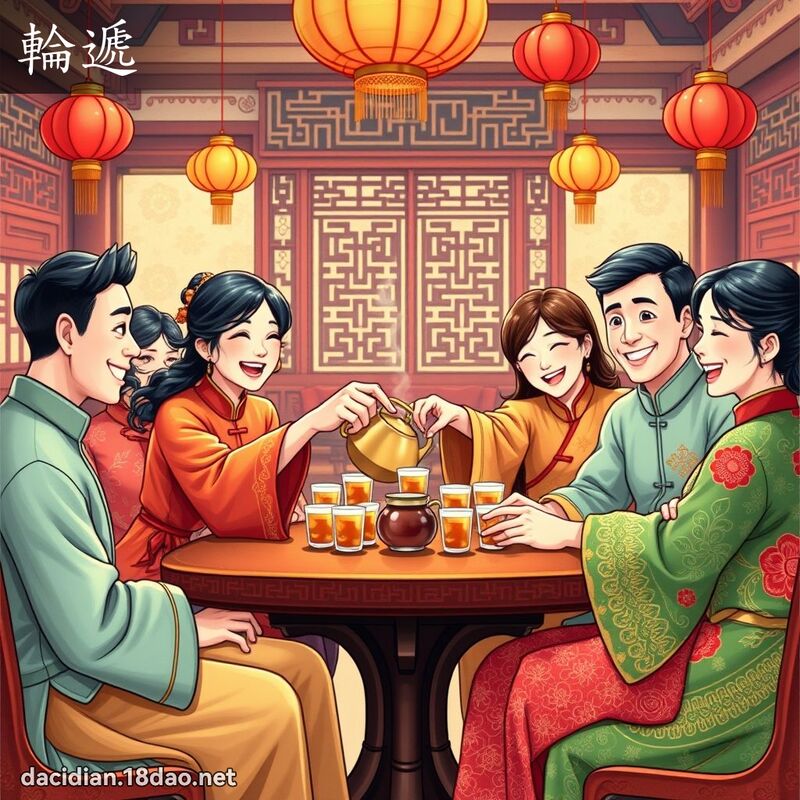 轮递 - 国语大辞典配图