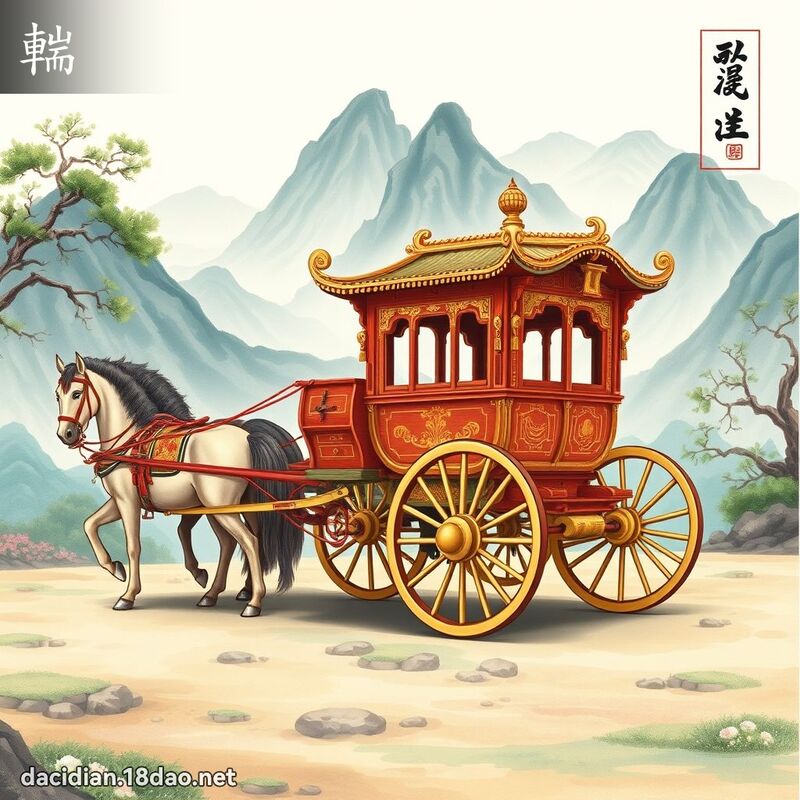 輲 - 國語大辭典配圖