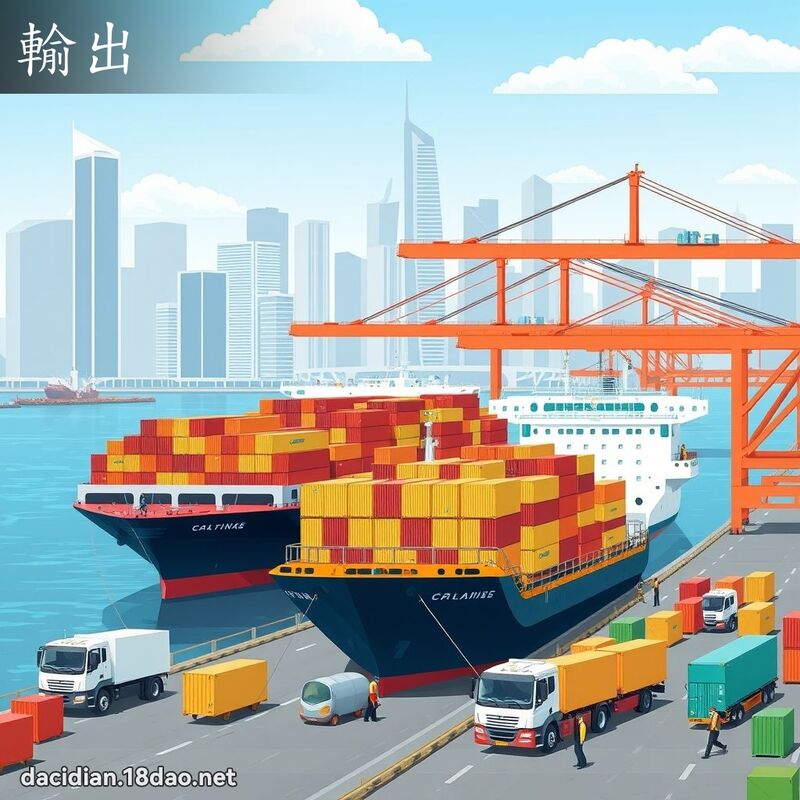 输出 - 国语大辞典配图