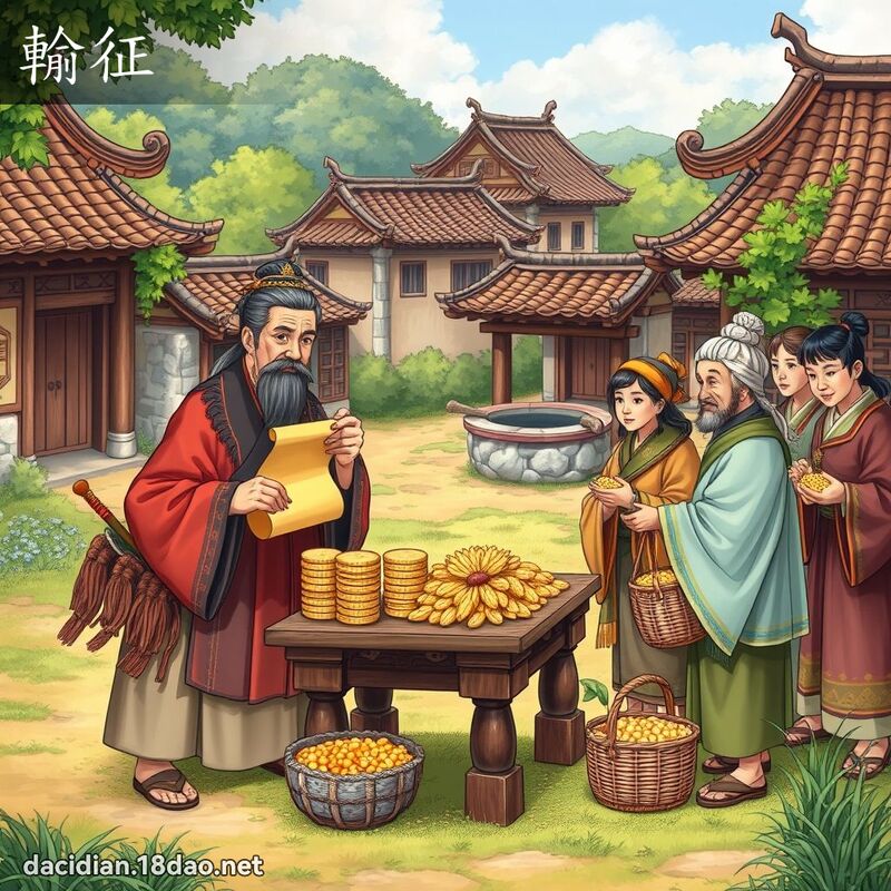 輸征 - 國語大辭典配圖