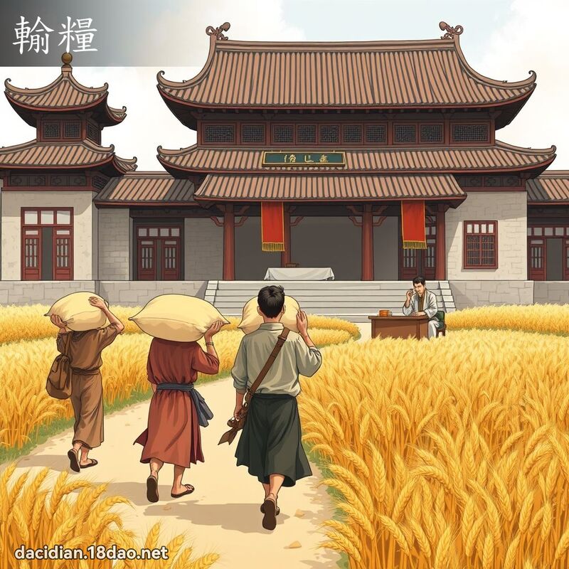 输粮 - 国语大辞典配图