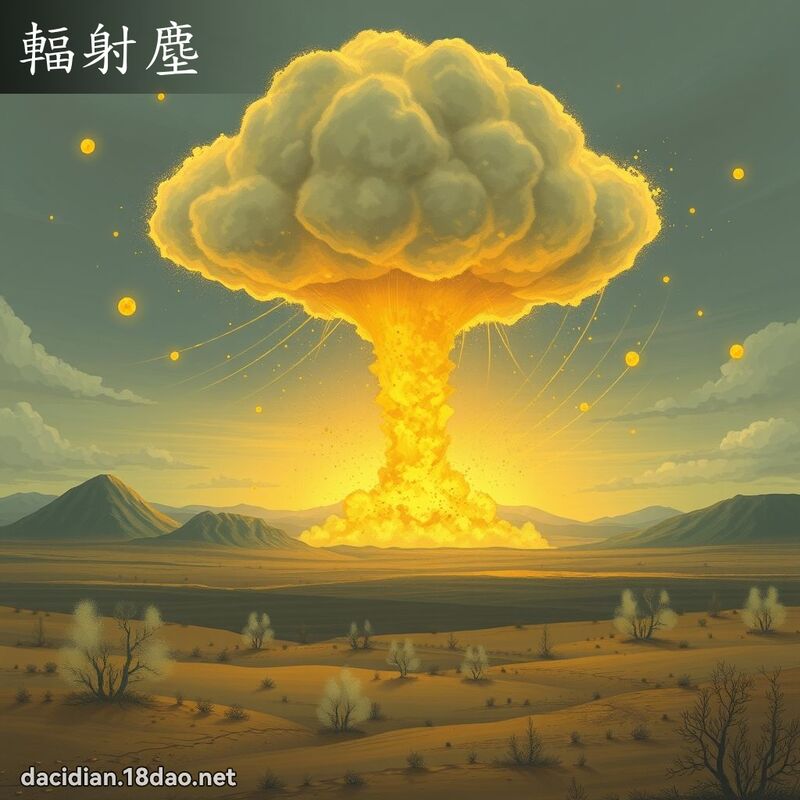 辐射尘 - 国语大辞典配图