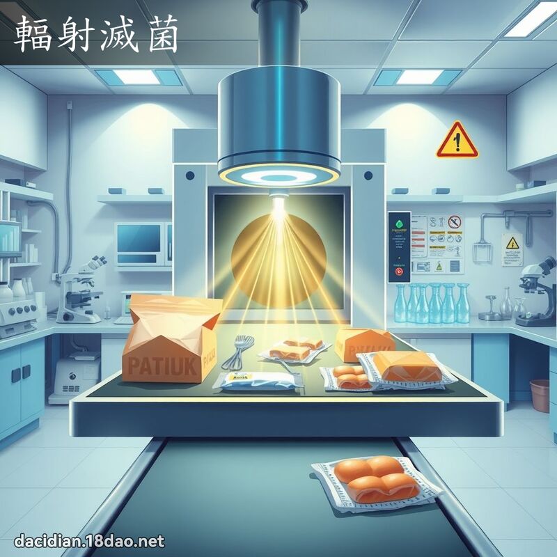 輻射滅菌 - 國語大辭典配圖