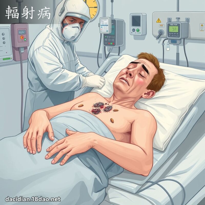 辐射病 - 国语大辞典配图