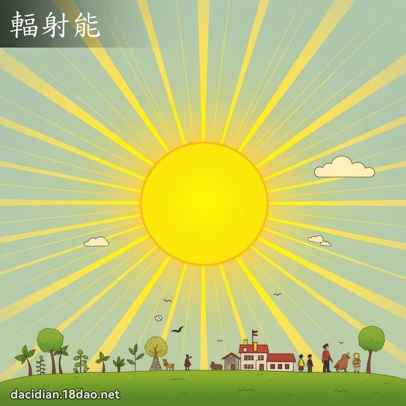 輻射能 - 國語大辭典配圖