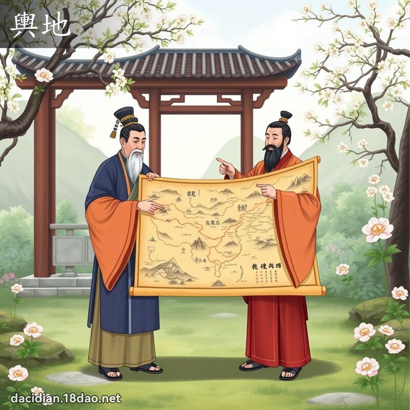舆地 - 国语大辞典配图