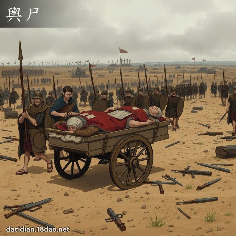 輿尸 - 國語大辭典配圖