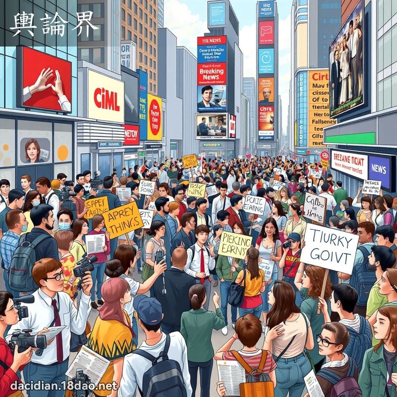 輿論界 - 國語大辭典配圖