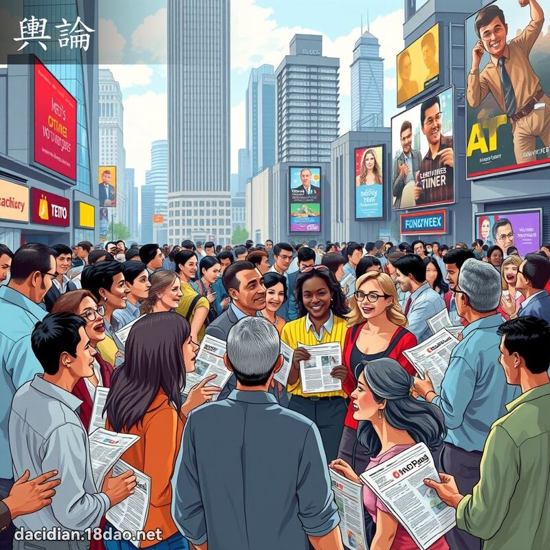 輿論 - 國語大辭典配圖
