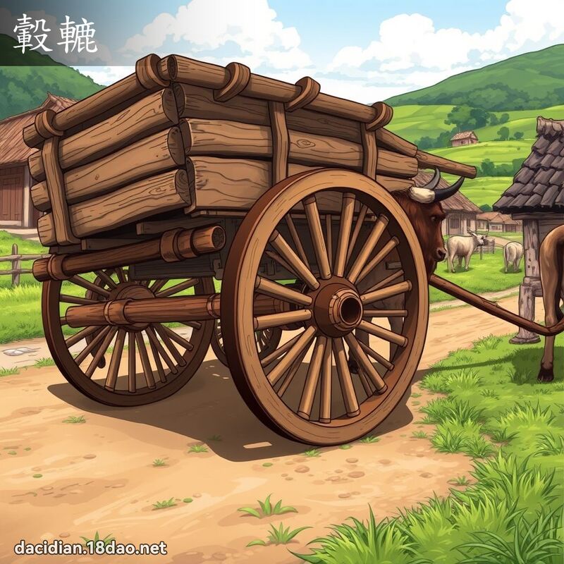 轂轆 - 國語大辭典配圖