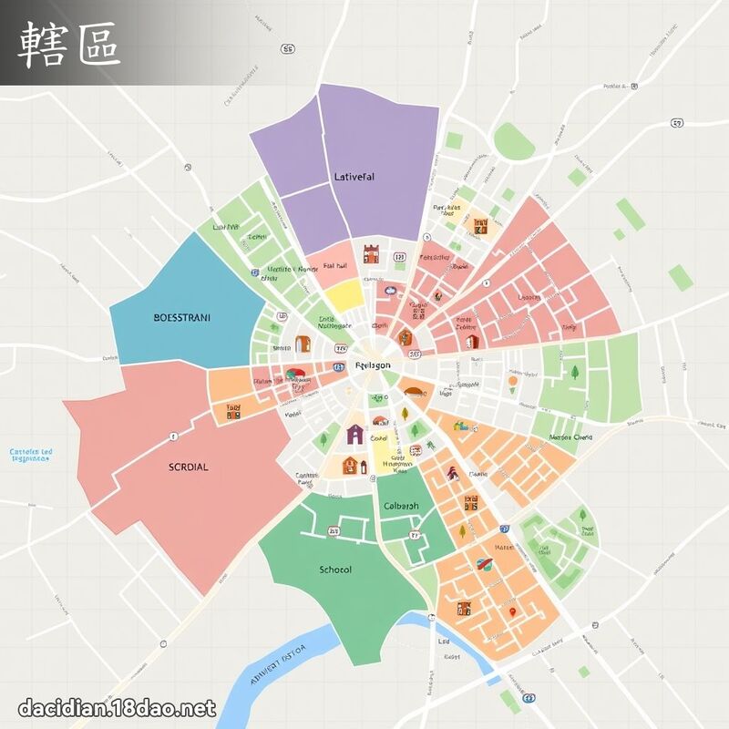 轄區 - 國語大辭典配圖
