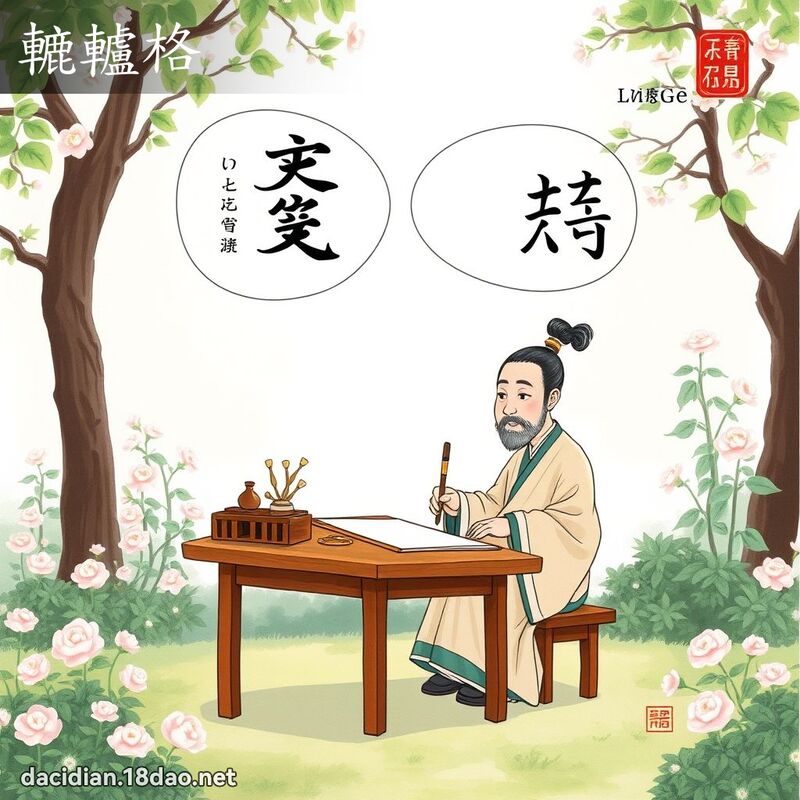 轆轤格 - 國語大辭典配圖