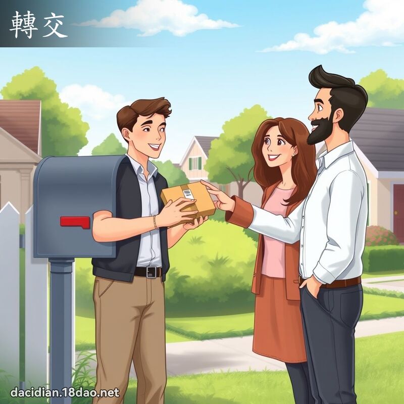 转交 - 国语大辞典配图