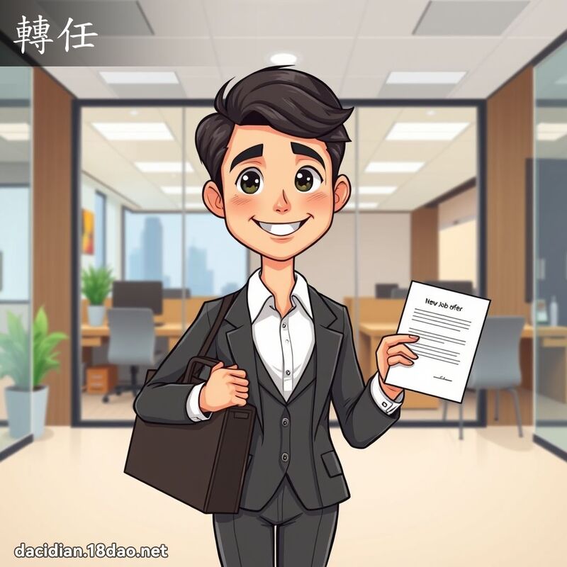 转任 - 国语大辞典配图