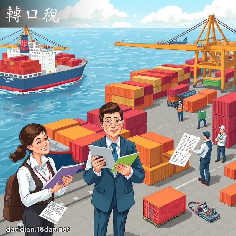 轉口稅 - 國語大辭典配圖