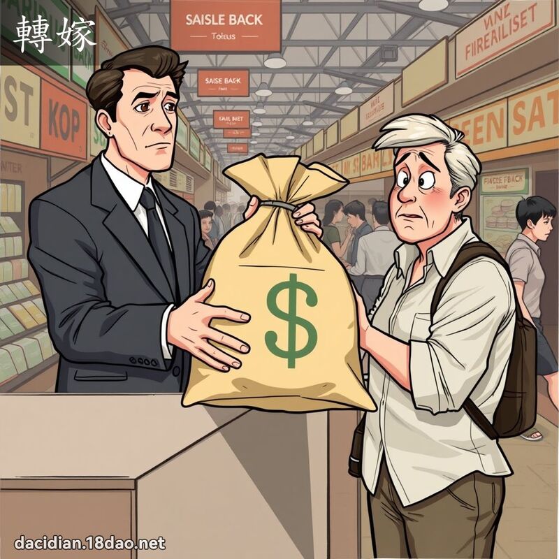 转嫁 - 国语大辞典配图