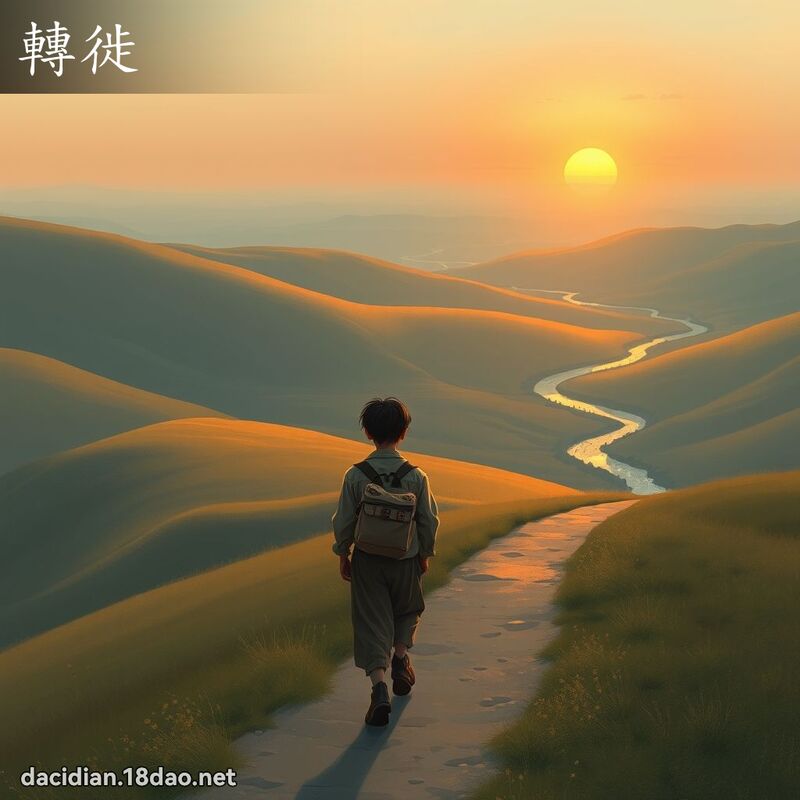 轉徙 - 國語大辭典配圖
