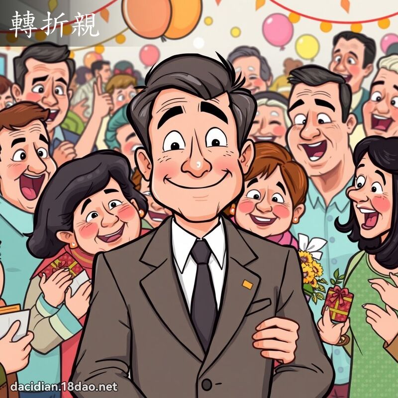 轉折親 - 國語大辭典配圖