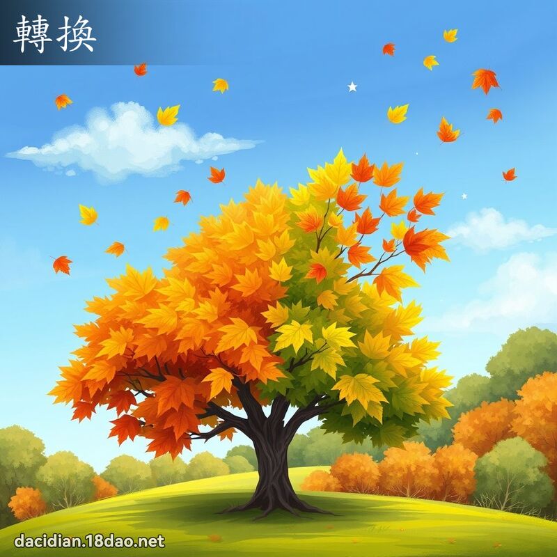 轉換 - 國語大辭典配圖