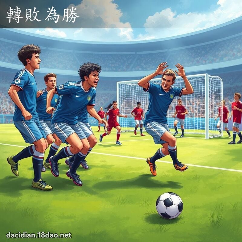 轉敗為勝 - 國語大辭典配圖