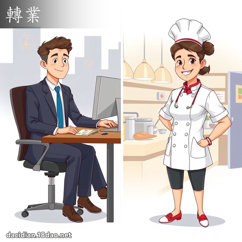 转业 - 国语大辞典配图