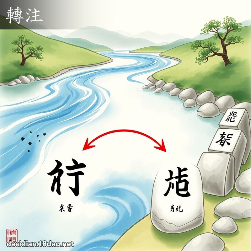 轉注 - 國語大辭典配圖