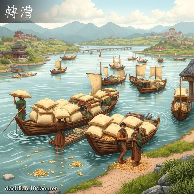 轉漕 - 國語大辭典配圖