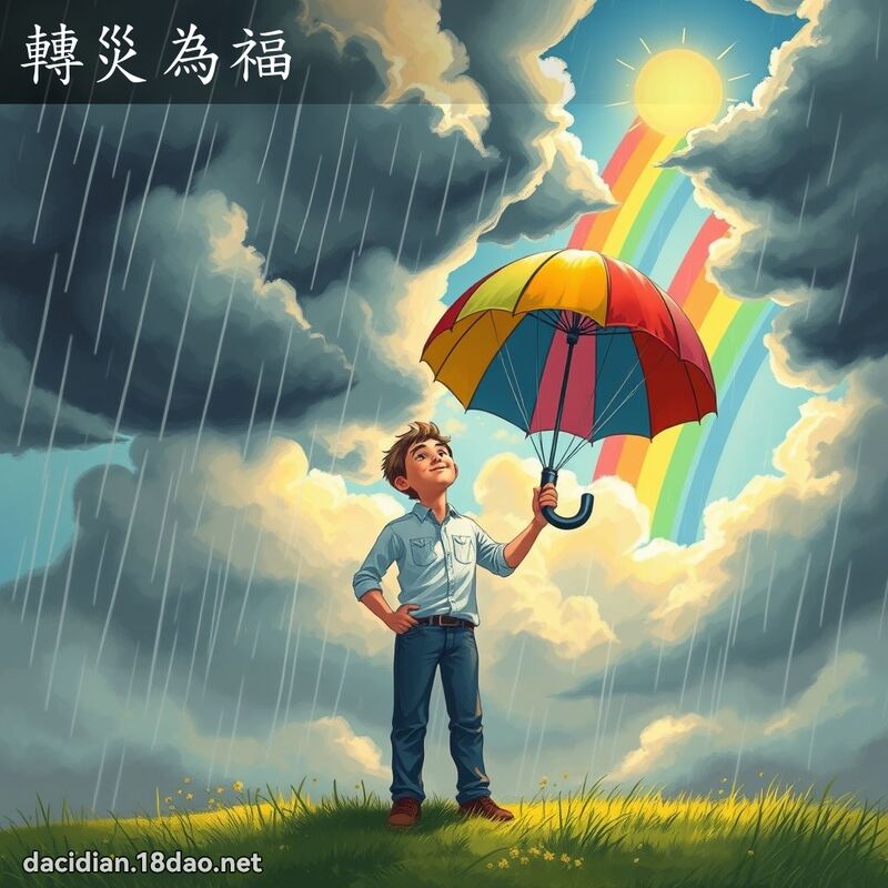 转灾为福 - 国语大辞典配图