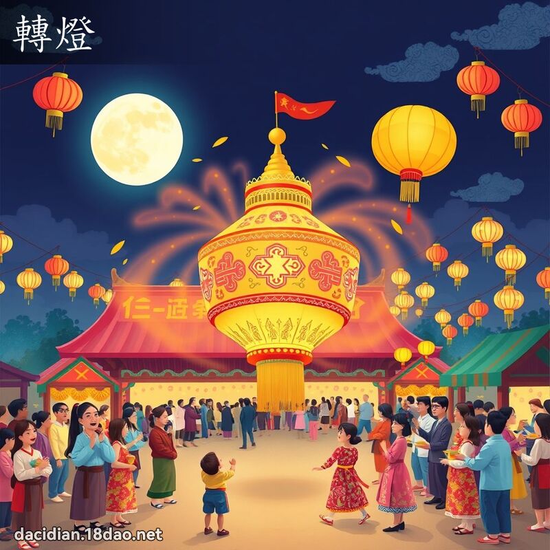 轉燈 - 國語大辭典配圖
