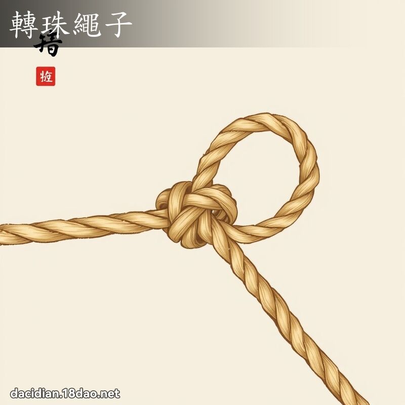 转珠绳子 - 国语大辞典配图