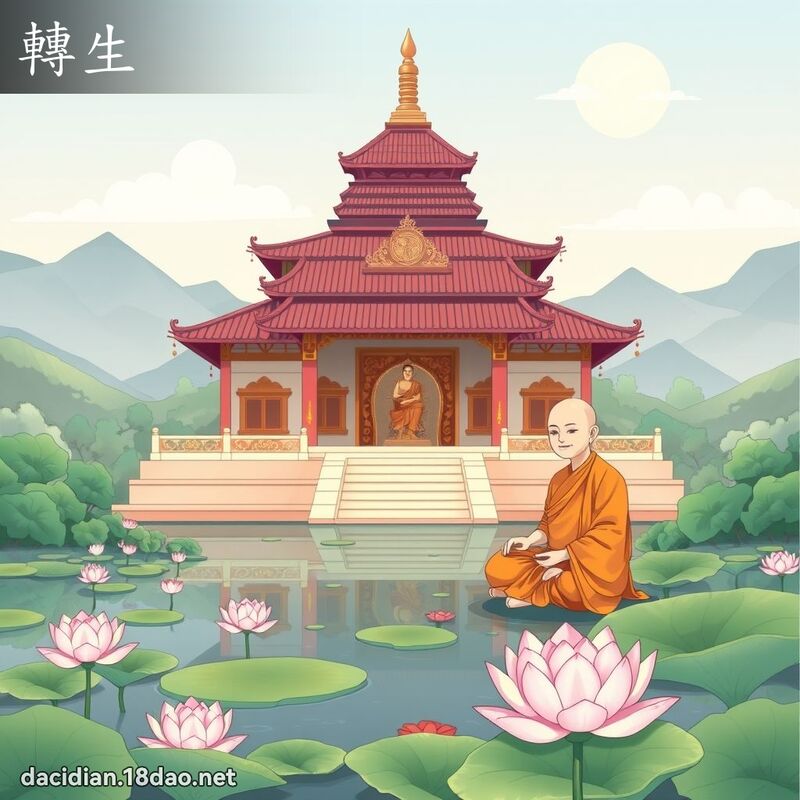 轉生 - 國語大辭典配圖