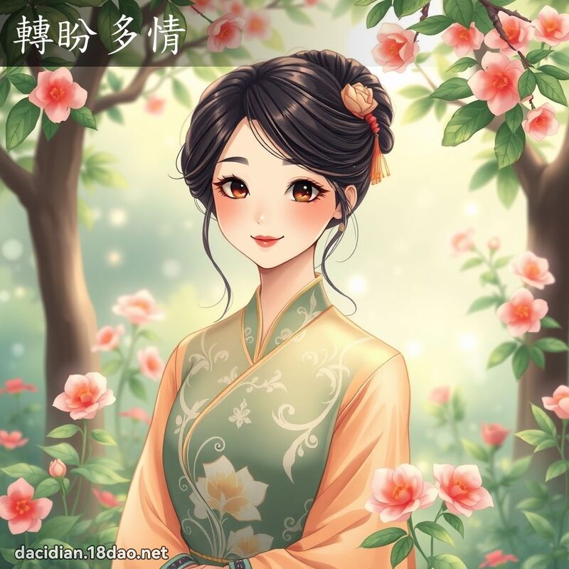 轉盼多情 - 國語大辭典配圖