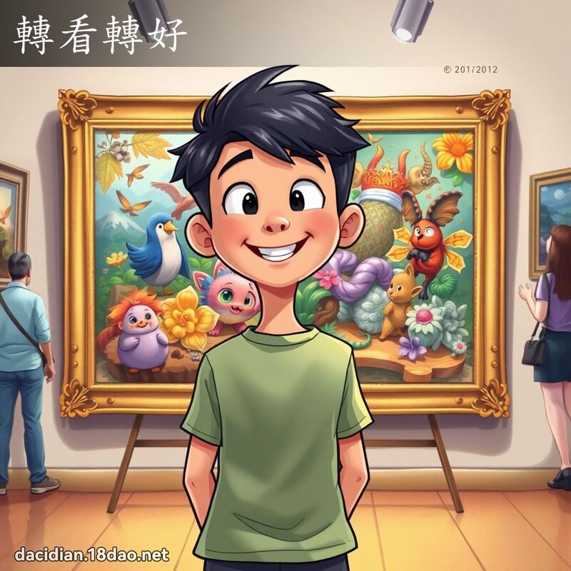 轉看轉好 - 國語大辭典配圖