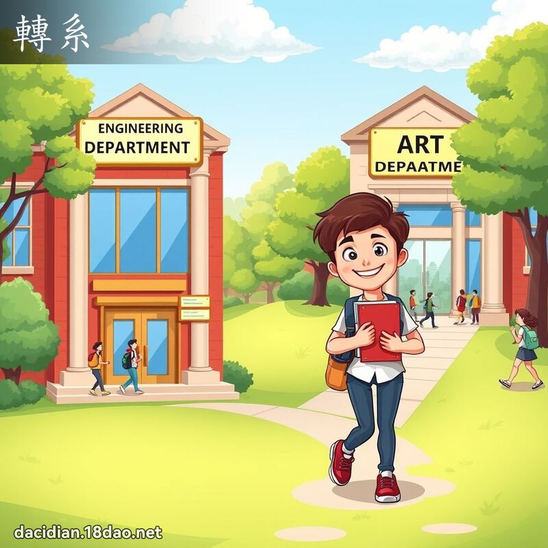 转系 - 国语大辞典配图
