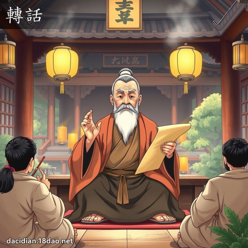 轉話 - 國語大辭典配圖