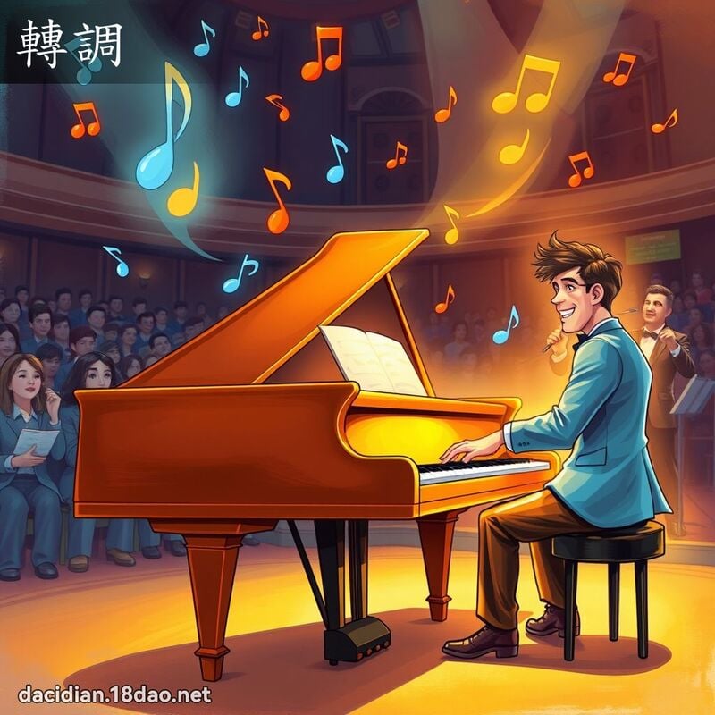 轉調 - 國語大辭典配圖