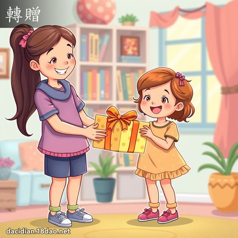 转赠 - 国语大辞典配图